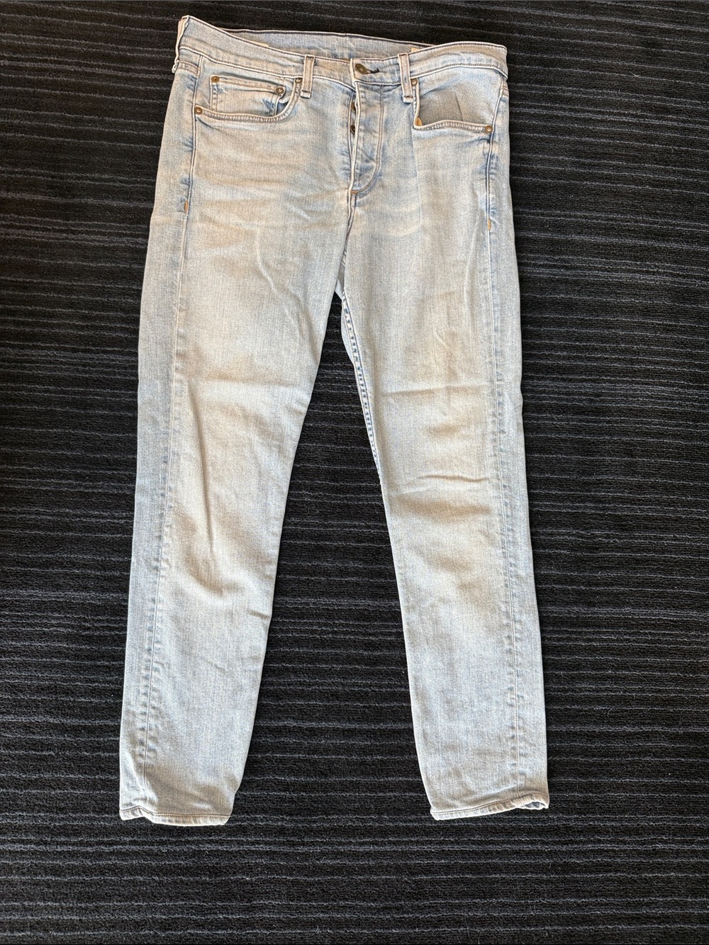 rag & bone Light Wash Straight Jeans